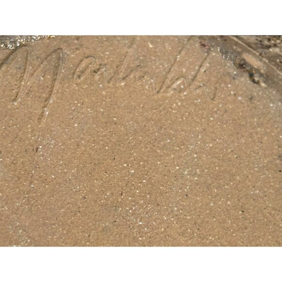 Martindale Art Pottery Creamer and Honey Pot Lidded Sugar Signed - Picture 10 of 16